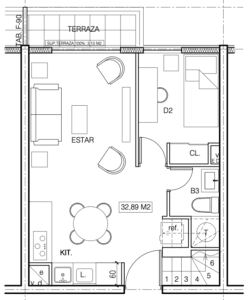 2-Planta piso 3-dpto 2